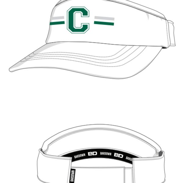 Crescent Battle Striped Visor Thumbnail