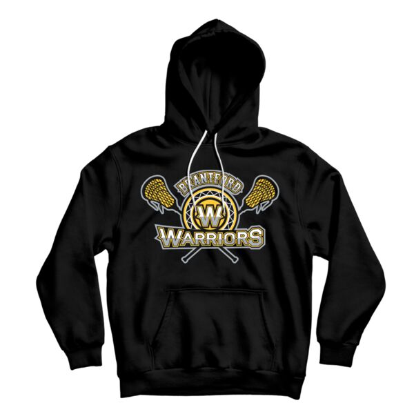 Brantford Warriors Adult Black Classic Hoodie Thumbnail