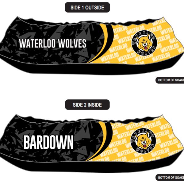 Waterloo Wolves Skate Soaker w/ Poly Liner Thumbnail