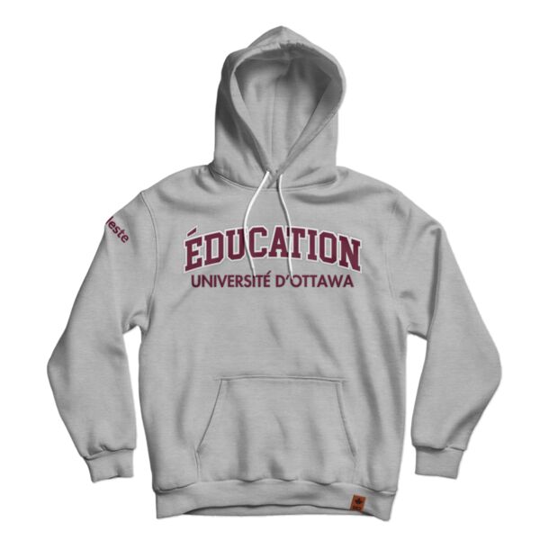 Uottawa Classic Hoodie Grey French  Thumbnail