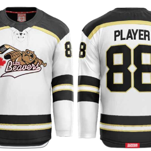 Copy of Copy of Les Beaver Cut & Sew Jersey with Scoop and Lace Thumbnail