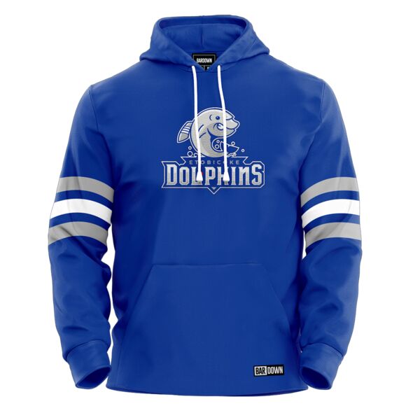 Etobicoke Dolphins Jersey Hoodie Adult Thumbnail