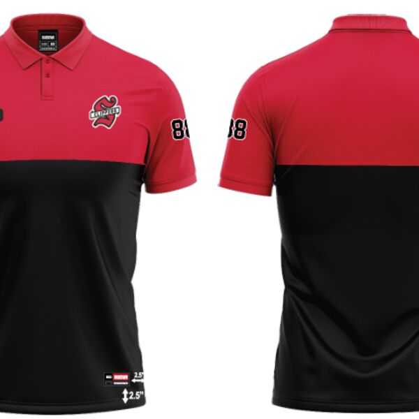 Whitchurch Stouffville Sublimated Polo with Number - Adult Thumbnail