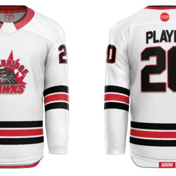 Cambridge Hawks Cut and Sew Jersey - Adult Thumbnail